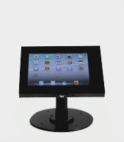 Tablet Desktop Mount With A Locking Enclosure And Bolt-on Base - DCCSUPPLY.COM