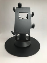 Load image into Gallery viewer, First Data RP10 PIN Pad Freestanding Swivel and Tilt Metal Stand with Round Plate - DCCSUPPLY.COM
