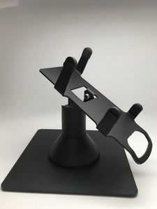 First Data FD35/ FD40 Low Profile Swivel and Tilt Freestanding Metal Stand with Square Plate - DCCSUPPLY.COM