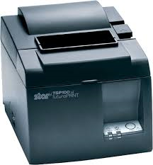 Star Micronics TSP100 TSP143 Thermal Receipt Printer-Black, Ethernet - Refurbished - DCCSUPPLY.COM