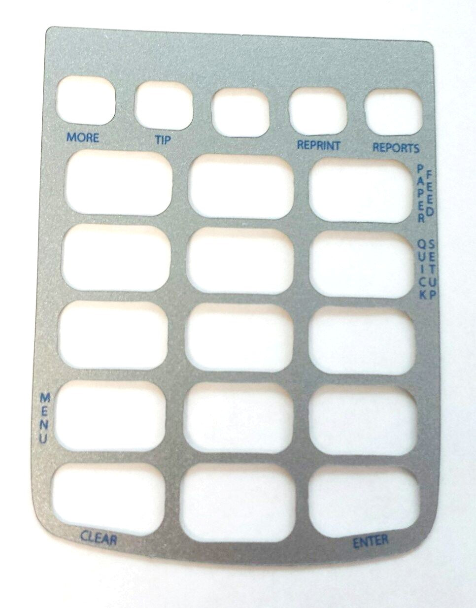 POS Terminal Keypad Overlays